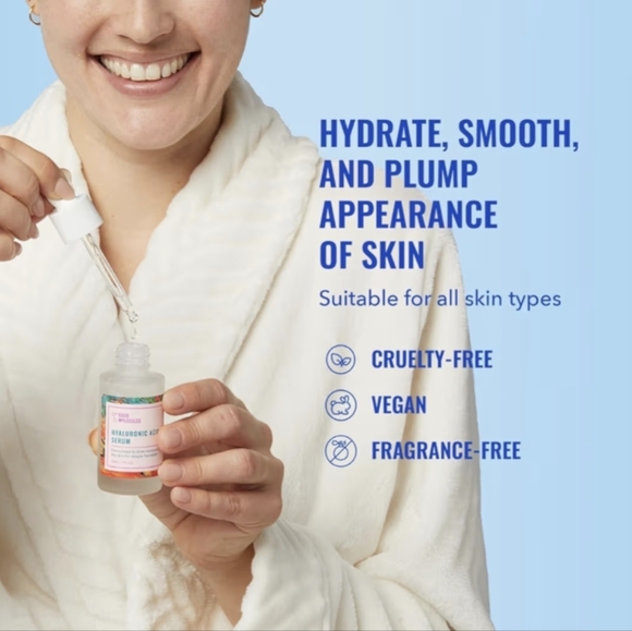 Good Molecules Hyaluronic Acid Serum 1% Ultra Hydrating Moisturizer Skincare - Picture 2 of 7